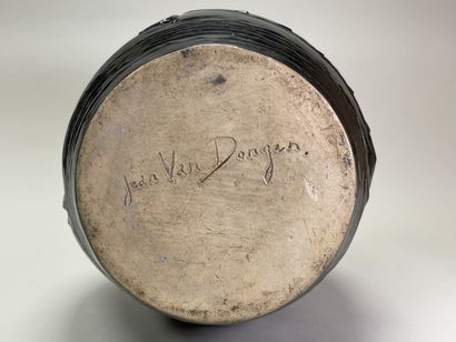 Jean VAN DONGEN (1883-1970) 
Grand vase en...