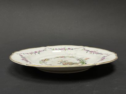 GERMANY late 18th c.
Porcelain plate with...