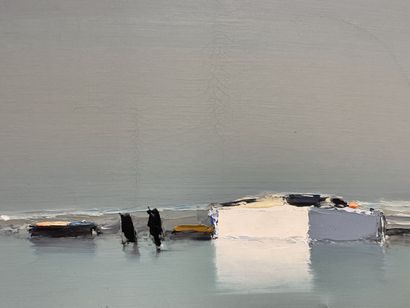 Pierre DOUTRELEAU (born 1938).
Canal at Carnon....