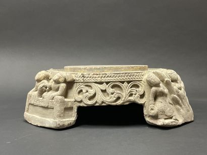 Rare old stone thanaka millstone (or mortar).
thanaka...