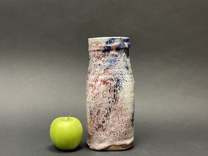 Alain GAUDEBERT (1937 ) 
Large blue and red...