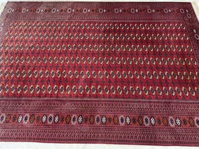 Large oriental rug. 
525 x 350 cm.