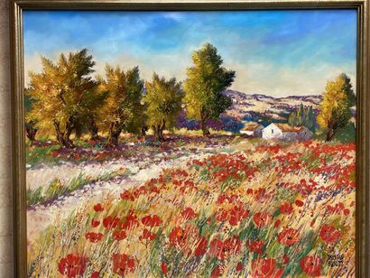 Tristan HOSOTTE (1978)
Field of poppies
Oil...