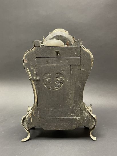 Wooden sconce with Martin varnish decoration...