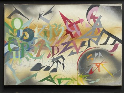 Frédéric DOAN
Poem
Oil on canvas, signed...