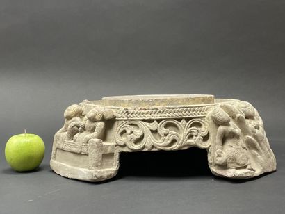 Rare old stone thanaka millstone (or mortar).
thanaka...