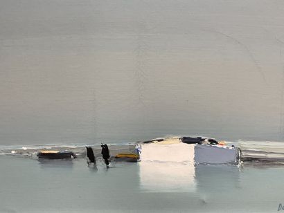 Pierre DOUTRELEAU (born 1938).
Canal at Carnon....