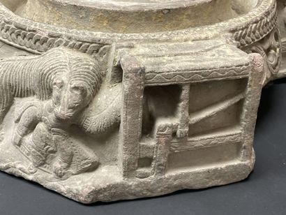 Rare old stone thanaka millstone (or mortar).
thanaka...