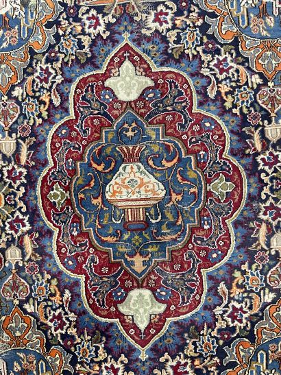 Oriental wool carpet, richly decorated.
KASHMAR,...