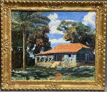 Germaine CASSE (1881 - 1967). 
Maison en...