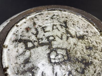 Jean DERVAL (1925-2010) - 
Large ceramic...