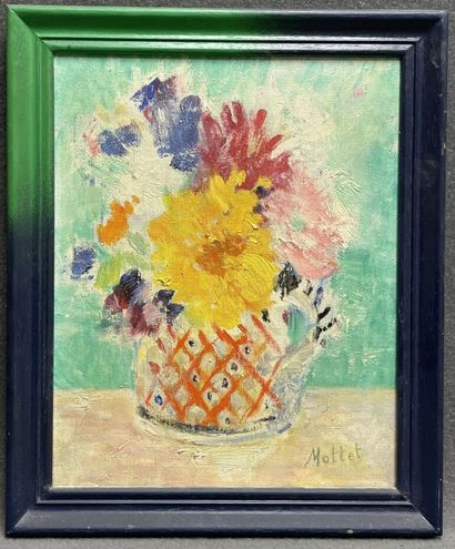 Yvonne MOTTET (1906-1968)
Bouquet of flowers
Oil...