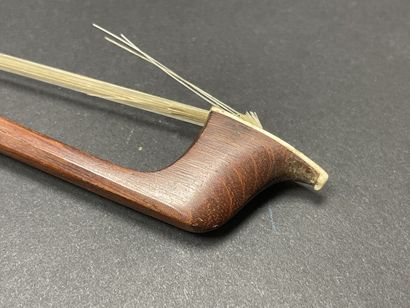 Violin in case, bearing a label 