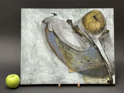 Pierre SAINT-PAUL(1926-2018) - 
Large enameled...