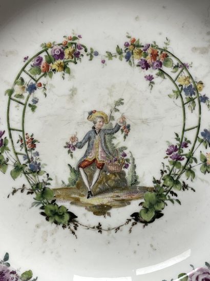 GERMANY late 18th c.
Porcelain plate with...