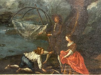 Late 18th century French school
Fishermen...