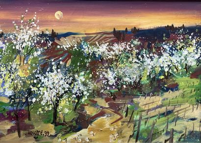 Georges HOSOTTE (born 1936) 
Evening on the...