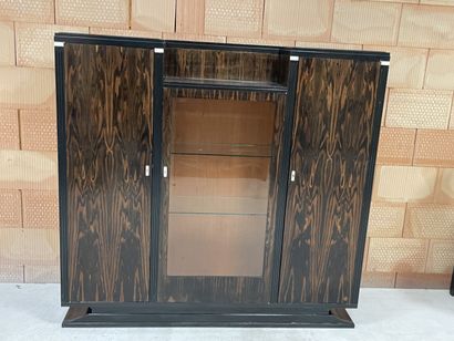Cabinet de travail en placage d'ébène de...