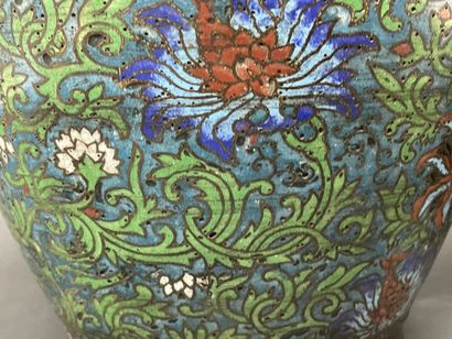 JAPON début XX°
Paire de grands vases en...