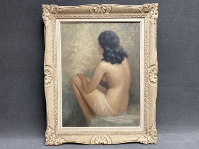 Jean JANNEL (1894-?)
Tentation, nu feminin....