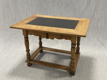 Fruitwood changer's table, other legs joined...