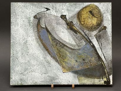 Pierre SAINT-PAUL(1926-2018) - 
Large enameled...