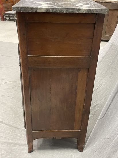 Moulded walnut sideboard, enfilade style,...