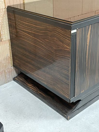 Cabinet de travail en placage d'ébène de...