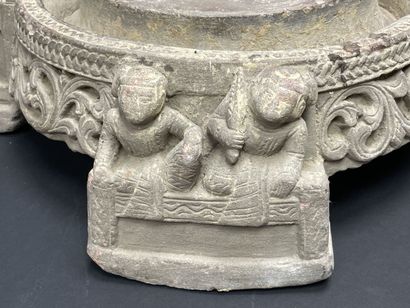 Rare old stone thanaka millstone (or mortar).
thanaka...