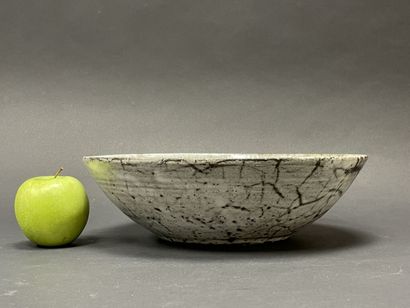 Jean DERVAL (1925-2010) - 
Large ceramic...