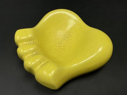 Georges JOUVE ( 1910-1964) 
Ashtray in cracked...