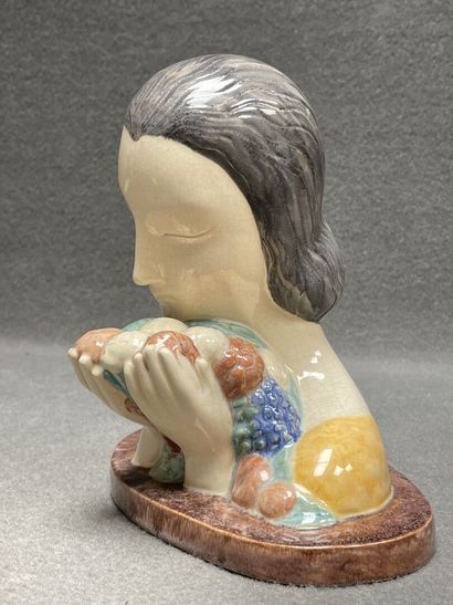 Marcel GUILLARD Etling edition. 
Woman with...