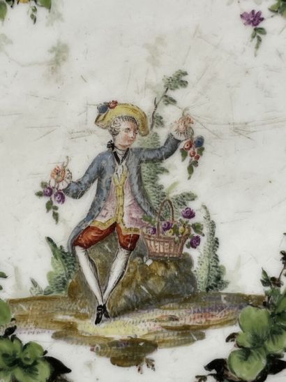 GERMANY late 18th c.
Porcelain plate with...