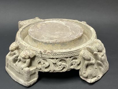 Rare old stone thanaka millstone (or mortar).
thanaka...