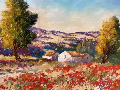 Tristan HOSOTTE (1978)
Field of poppies
Oil...