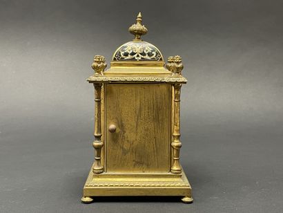 Bronze and cloisonné enamel clock.
movement...