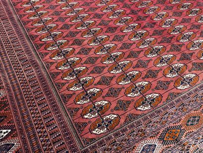 Large oriental rug. 
525 x 350 cm.