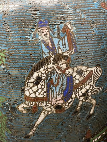 JAPON début XX°
Paire de grands vases en...