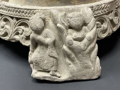 Rare old stone thanaka millstone (or mortar).
thanaka...