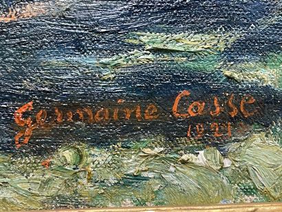 Germaine CASSE (1881 - 1967). 
Maison en...