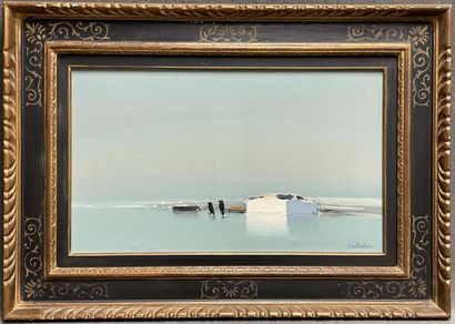 Pierre DOUTRELEAU (born 1938).
Canal at Carnon....