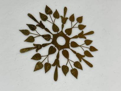 Sèvres: Porcelain navette bowl with gold...