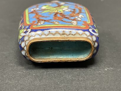 CHINA Set of four snuffboxes and an inkwell...