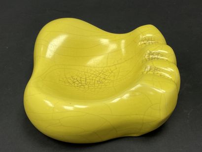 Georges JOUVE ( 1910-1964) 
Ashtray in cracked...