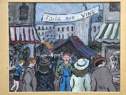 Konrad MAASS (1952)
Foire aux vins
huile...