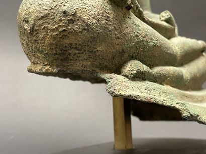 Seated Maravijaya Buddha
Sculpture in lost-wax...