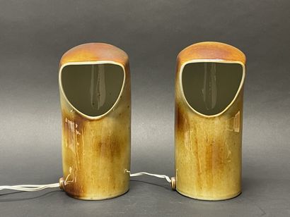 Pierre LEBE (1929-2008) pour VIREBENT - 
Deux...