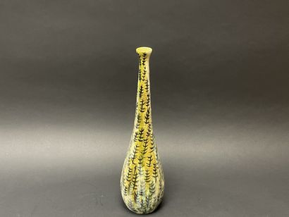 Georges CHASSIN (XX°)
Long vase en céramique...