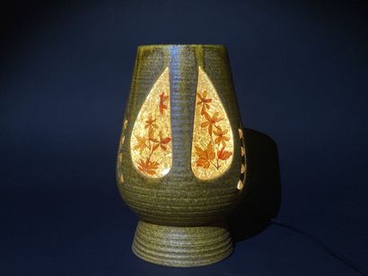 ACCOLAY Lampe en céramique et résine translucide...