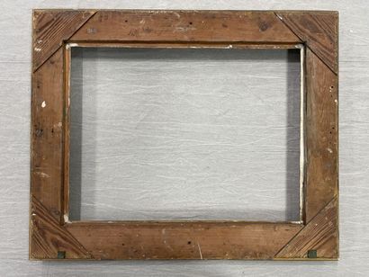 Cadre en bois et stuc doré
Dim. intérieur:...